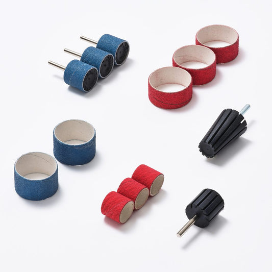 Schleifhülsen Keramikkorn und Trizact für Edelstahl Feinschliff